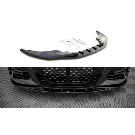 Body kitek és vizuális kiegészítők MAXTON DESIGN első splitter BMW 4 M-Pack G22-höz, V1 | race-shop.hu