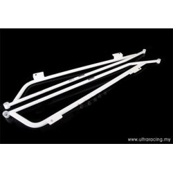 Honda S2000 AP1/2 UltraRacing 2x 4-pontos Oldalsó padló merevítők ( Floor/Side Bars ) ( Side Floor Bars )