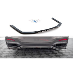 MAXTON DESIGN központi hátsó splitter BMW 7 M-Pack G11 Facelift-hez (függőleges sávokkal)