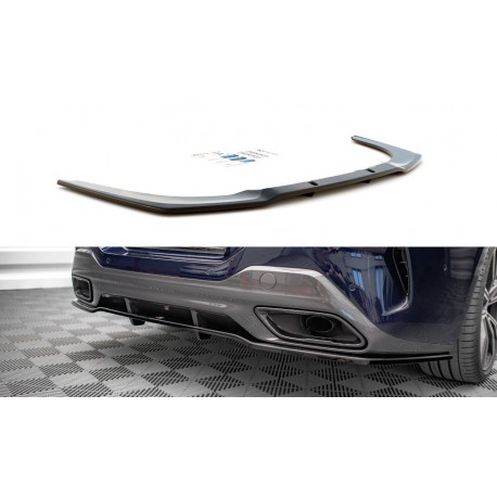 Body kitek és vizuális kiegészítők Központi Hátsó Splitter (függőleges vonalakkal) BMW 8 Gran Coupe M-Pack G16 | race-shop.hu