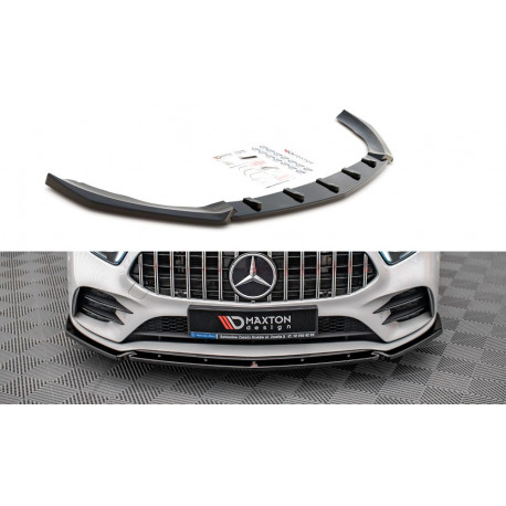 Body kitek és vizuális kiegészítők MAXTON DESIGN első splitter Mercedes A35 AMG / AMG-Line W177-hez, V4 | race-shop.hu