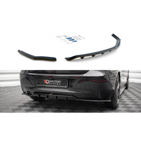 Body kitek és vizuális kiegészítők MAXTON DESIGN központi hátsó splitter BMW 1 F20-hoz (függőleges sávokkal) | race-shop.hu