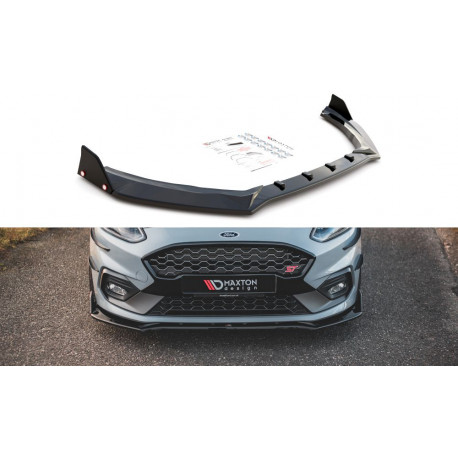 Body kitek és vizuális kiegészítők Első Splitter V.4 + Szárnyak FORD FIESTA ST / ST-Line | race-shop.hu