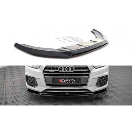 Body kitek és vizuális kiegészítők MAXTON DESIGN első splitter Audi Q3 8U Facelift-hez, V2 | race-shop.hu