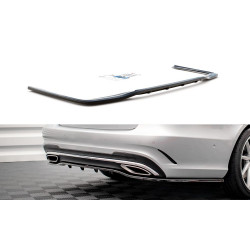 Központi Hátsó Splitter (függőleges vonalakkal) MERCEDES-BENZ E AMG-Line Sedan W212 Facelift