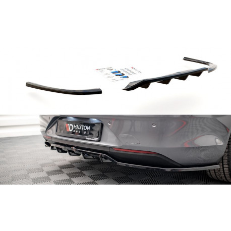 Body kitek és vizuális kiegészítők Központi Hátsó Splitter (függőleges vonalakkal) OPEL INSIGNIA Mk2 | race-shop.hu