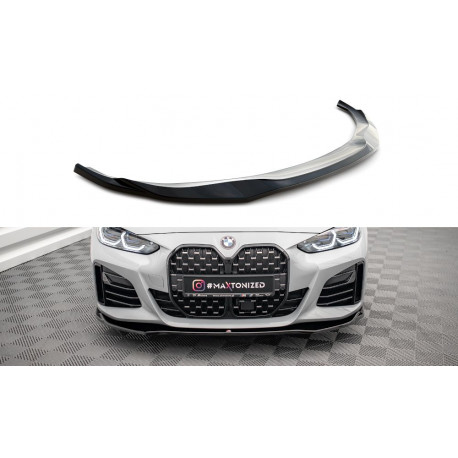Body kitek és vizuális kiegészítők MAXTON DESIGN első splitter BMW 4 Gran Coupe M-Pack G26-hoz, V1 | race-shop.hu