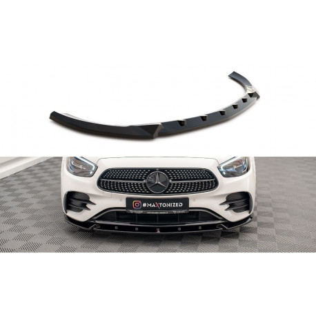Body kitek és vizuális kiegészítők MAXTON DESIGN első splitter Mercedes-Benz E AMG-Line W213 Facelift-hez, V2 | race-shop.hu