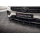 Body kitek és vizuális kiegészítők MAXTON DESIGN első splitter Mercedes-Benz E AMG-Line W213 Facelift-hez, V2 | race-shop.hu