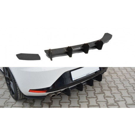 Body kitek és vizuális kiegészítők MAXTON DESIGN hátsó diffúzor SEAT LEON III FR-hez | race-shop.hu