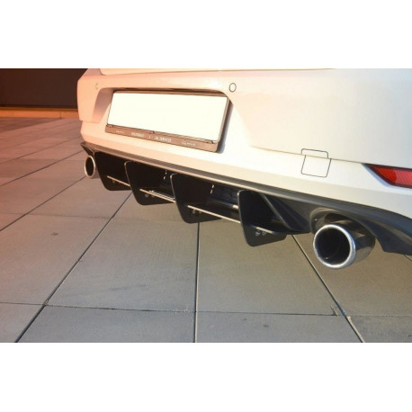 Body kitek és vizuális kiegészítők MAXTON DESIGN hátsó diffúzor VW GOLF MK7 GTI FACELIFT-hez | race-shop.hu