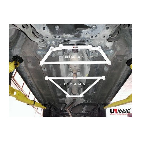 Toronymerevítők Mazda 6 GH 08+ UltraRacing 6Point Első padló merevítő ( Front Lower Brace ) | race-shop.hu