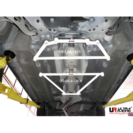 Toronymerevítők ULTRA RACING 6 pontos első alsó merevítő Mazda 6 GH 08+-hoz | race-shop.hu