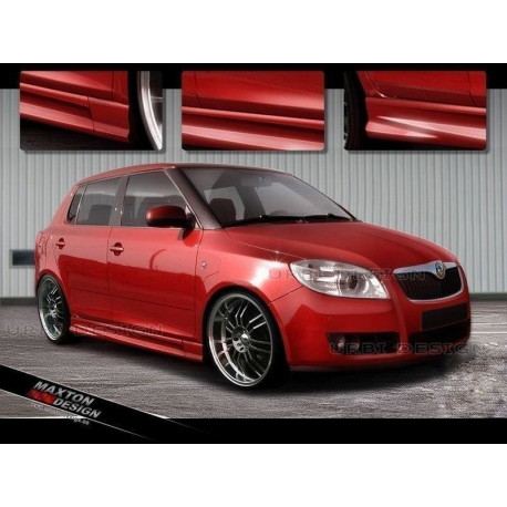 Body kitek és vizuális kiegészítők Oldalsó szoknyák SKODA FABIA Mk2 (XR) | race-shop.hu