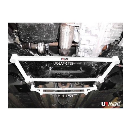 Toronymerevítők Citroen C4 Picasso 06+ UltraRacing Központi merevítő alsó ( Mid Lower Brace ) 4-pontos | race-shop.hu