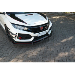 MAXTON DESIGN első splitter HONDA CIVIC X TYPE R-hez, V1