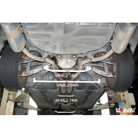 Toronymerevítők ULTRA RACING 2 pontos hátsó alsó merevítő Jaguar S-Type 3.0 V6 99-08-hoz, V1 | race-shop.hu
