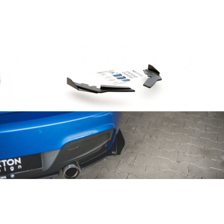 Body kitek és vizuális kiegészítők MAXTON DESIGN Racing Durability hátsó oldalsó splitterek + flapsok BMW M135i F20-hoz | race-shop.hu
