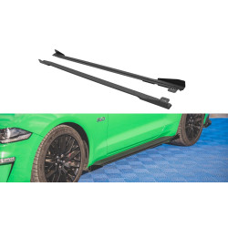 Street Pro Oldalsó szoknyák Diffúzorok V.1 + Szárnyak FORD MUSTANG GT Mk6 Facelift