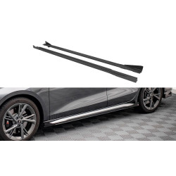 MAXTON DESIGN Street Pro küszöb toldatok + flapsok Audi S3 / A3 S-Line 8Y-hoz