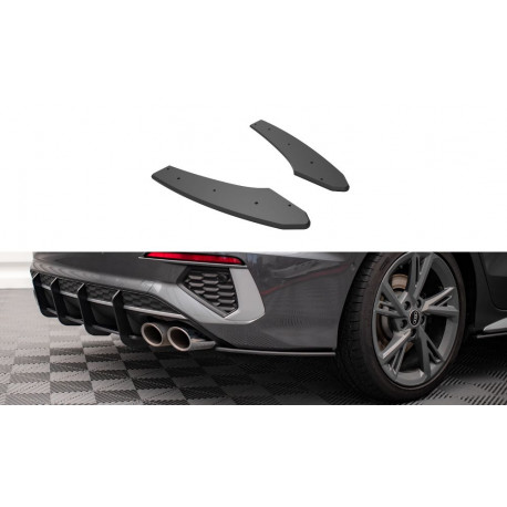 Body kitek és vizuális kiegészítők MAXTON DESIGN Street Pro hátsó oldalsó splitterek Audi S3 Sedan 8Y-hoz | race-shop.hu