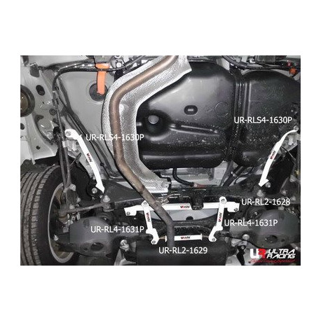 Toronymerevítők Lexus CT200H 11+ 1.8 UltraRacing 2x 2-pontos Hátsó alsó merevítő ( Rear Bars ) 1631P | race-shop.hu