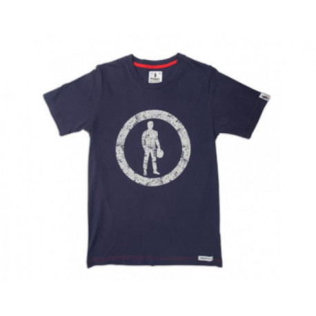 Pólók OMP racing spirit t-shirt ICON IN CIRCLE navy blue | race-shop.hu