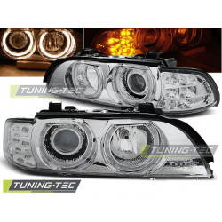 Fényszóró ANGEL EYES króm LED INDICATOR BMW E39 09.95-06.03