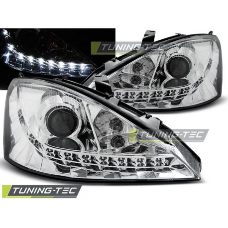 Világítás Fényszóró FORD FOCUS 10.98-10.01 Nappali menetfény króm | race-shop.hu