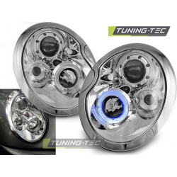 Fényszóró ANGEL EYES króm BMW MINI (COOPER) 01-04