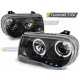 Világítás Fényszóró CHRYSLER 300C 05-10 ANGEL EYES fekete | race-shop.hu