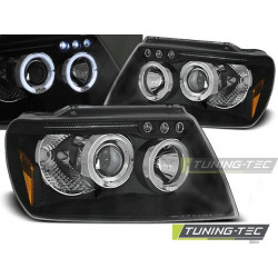 Fényszóró CHRYSLER JEEP GRAND CHEROKEE 99-05.05 ANGEL EYES fekete