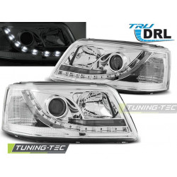 Fényszóró TRUE DRL króm VW T5 04.03-08.09