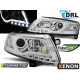 Világítás XENON Fényszóró csőfény DRL króm AUDI A6 C6 04-08 | race-shop.hu