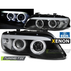 XENON Fényszóró ANGEL EYES CCFL fekete BMW X5 E53 11.03-06