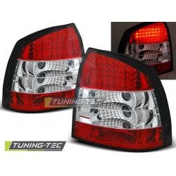 LED Hátsó lámpa OPEL ASTRA G 09.97-02.04 3D/5D piros Fehér LED
