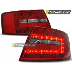 LED Hátsó lámpa piros fehér AUDI A6 C6 SEDAN 04.04-08