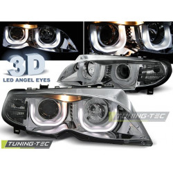 Fényszóró ANGEL EYES 3D króm BMW E46 09.01-03.05 S/T