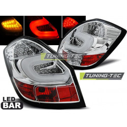 LED BAR Hátsó lámpa króm SKODA FABIA II 07-06.14