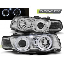 Fényszóró ANGEL EYES króm BMW E38 09.98-07.01