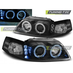 Fényszóró FORD MUSTANG 98-04 ANGEL EYES fekete