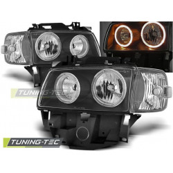 Fényszóró ANGEL EYES fekete VW T4 08.96-03.03 BUS