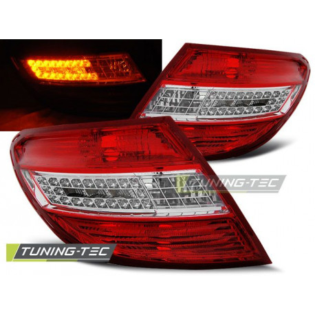 Világítás LED Hátsó lámpa piros fehér MERCEDES C-KLASA W204 SEDAN 07-10 | race-shop.hu