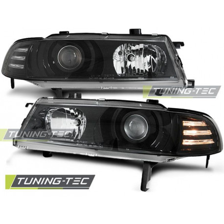 Világítás Fényszóró HONDA PRELUDE 02.92-01.97 ANGEL EYES fekete | race-shop.hu