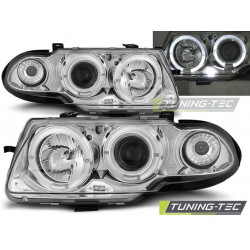 Fényszóró OPEL ASTRA F 09.94-08.97 ANGEL EYES króm
