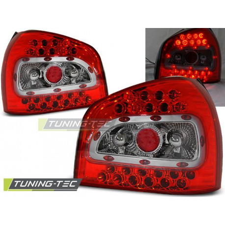 Világítás LED Hátsó lámpa piros fehér AUDI A3 08.96-08.00 | race-shop.hu