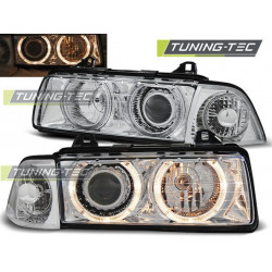 Fényszóró ANGEL EYES króm BMW E36 12.90-08.99
