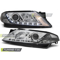 Fényszóró RENAULT LAGUNA 2 01-03.05 Nappali menetfény króm