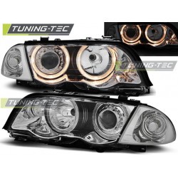 Fényszóró ANGEL EYES króm BMW E46 05.98-08.01 S/T
