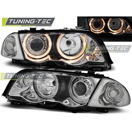 Világítás Fényszóró ANGEL EYES króm BMW E46 05.98-08.01 S/T | race-shop.hu